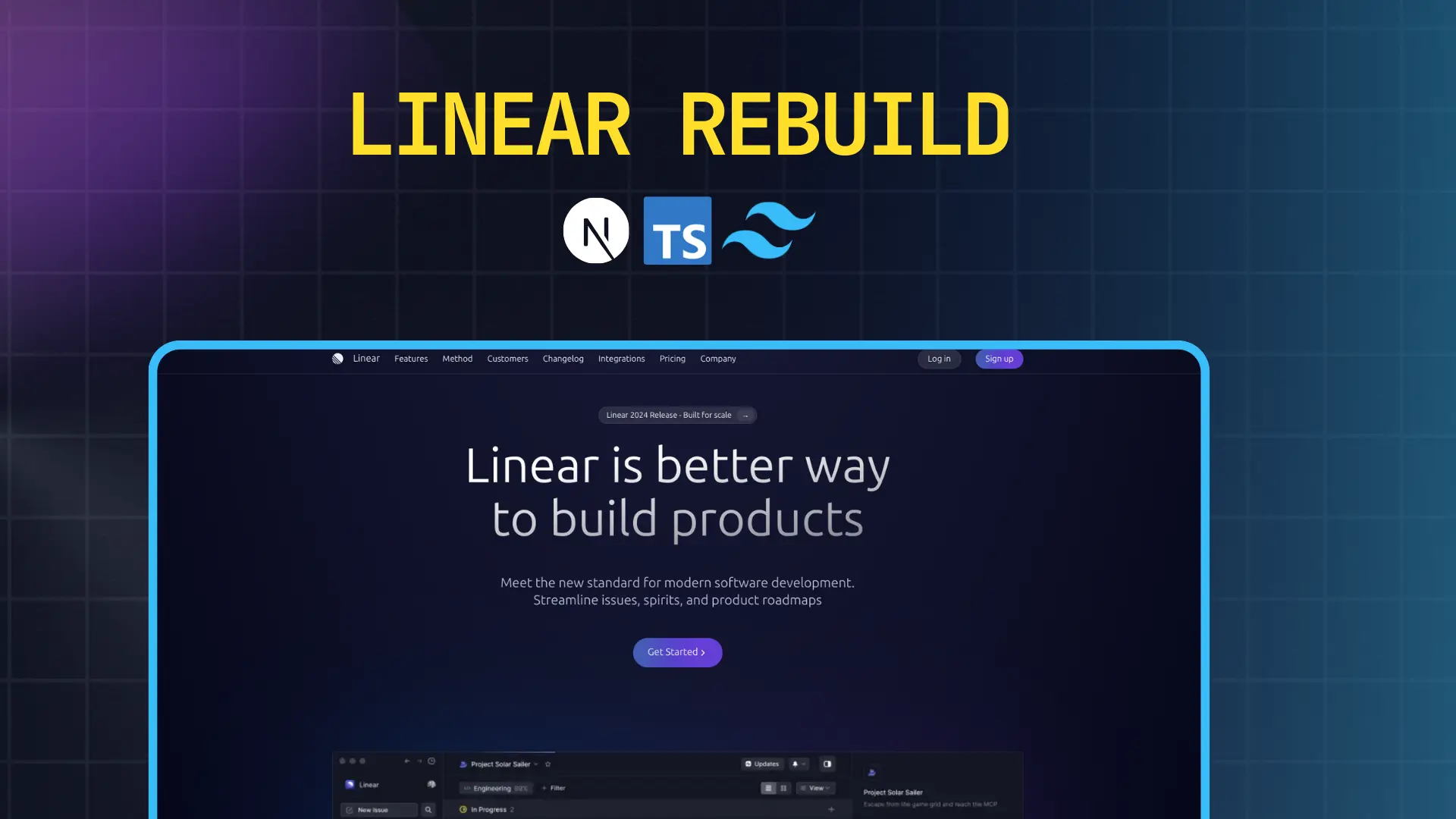 Linear Landing Page Rebuild